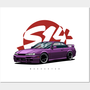 Silvia S14 Posters and Art